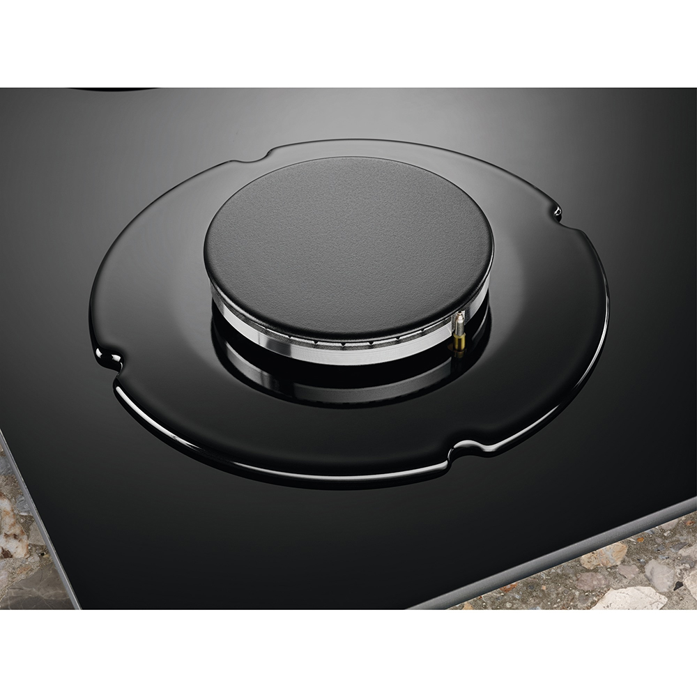 Plita incorporabila ELECTROLUX KGG6407K, Gaz, 4 arzatoare, negru
