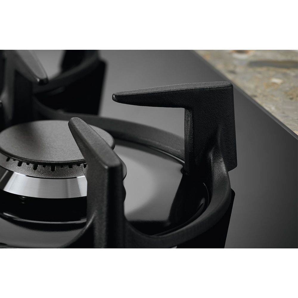 Plita incorporabila ELECTROLUX KGG6407K, Gaz, 4 arzatoare, negru