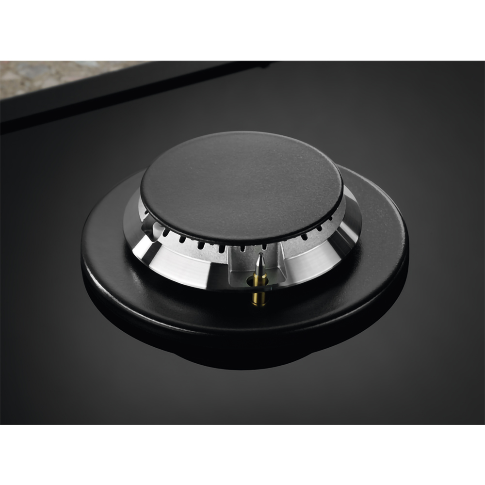 Plita incorporabila ELECTROLUX KGG64362K, Gaz, 4 arzatoare, Wok, negru