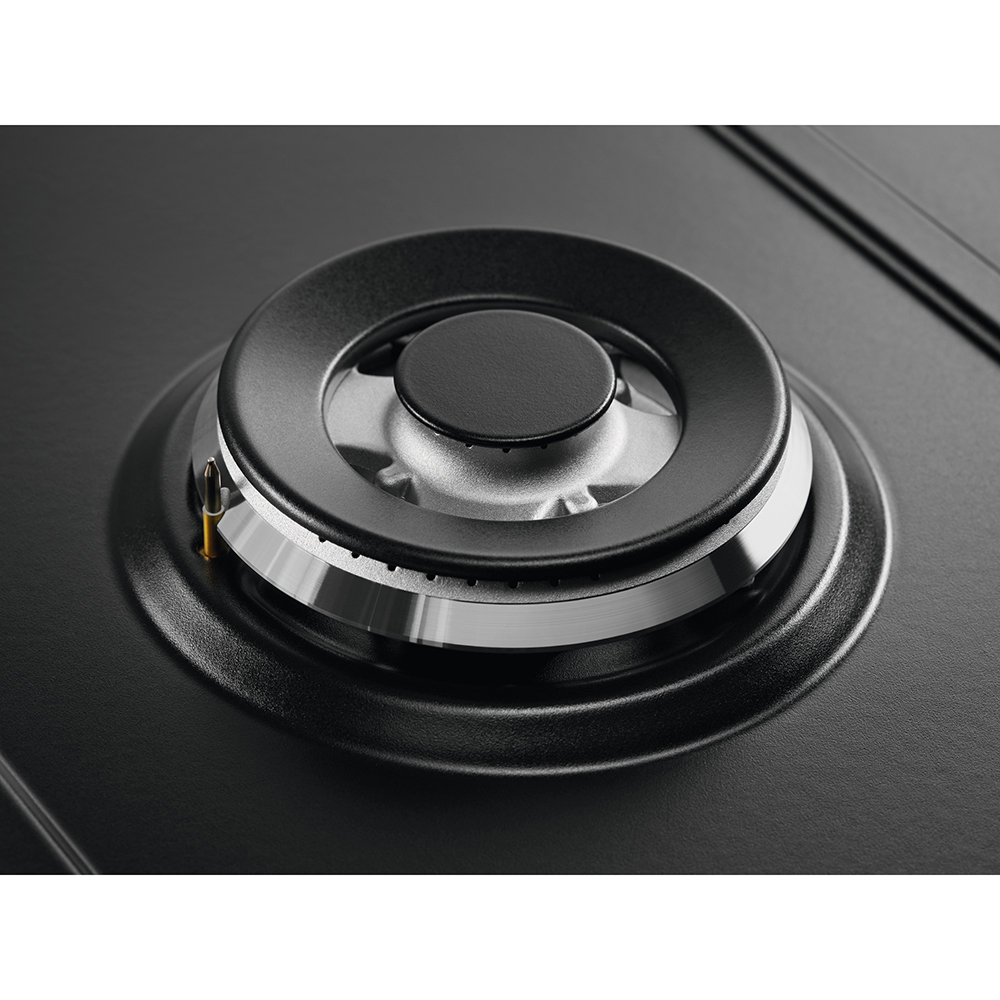 Plita incorporabila ELECTROLUX KGS6436RK, Gaz, 4 arzatoare, Wok, negru