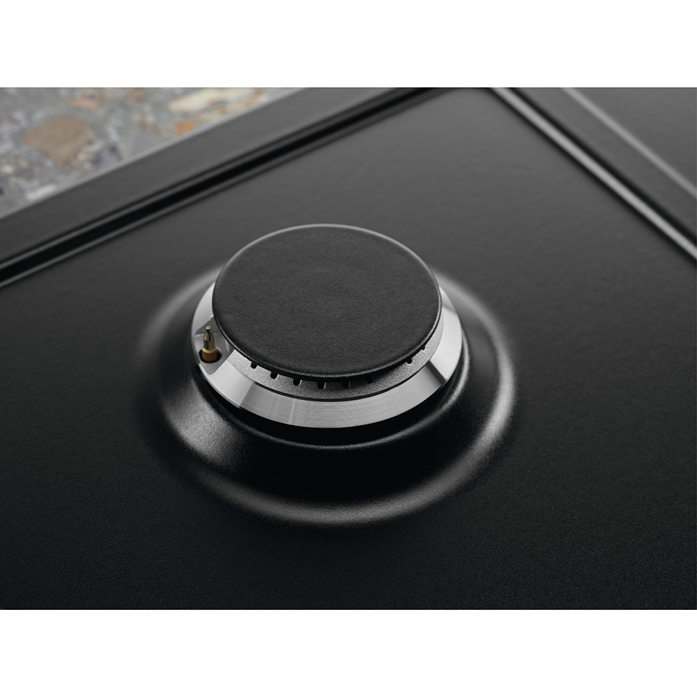 Plita incorporabila ELECTROLUX KGS6436RK, Gaz, 4 arzatoare, Wok, negru