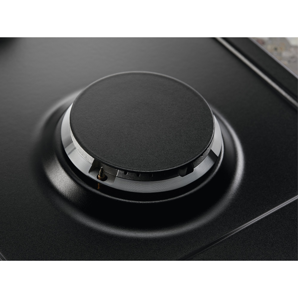 Plita incorporabila ELECTROLUX KGS6436RK, Gaz, 4 arzatoare, Wok, negru