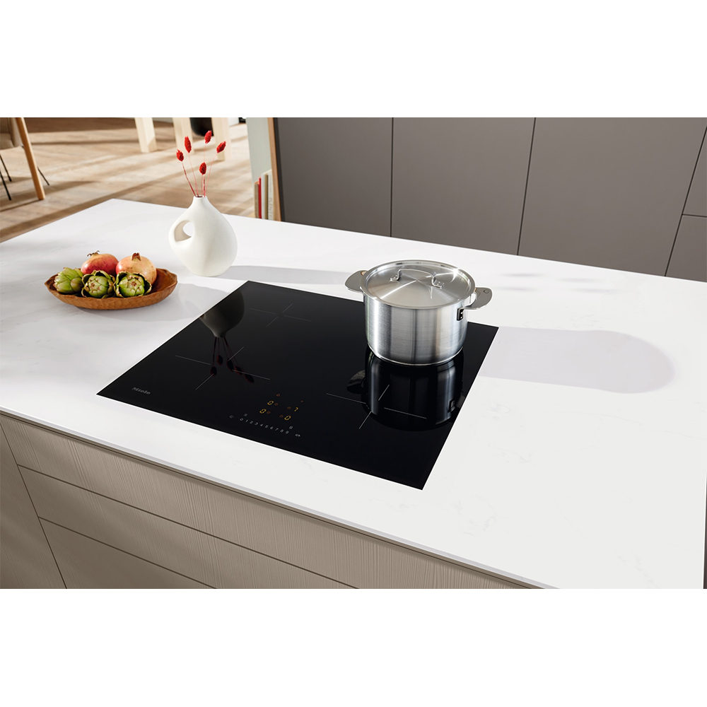 Plita incorporabila MIELE KM 7361 FL, Inductie, 4 arzatoare, Touch control, negru