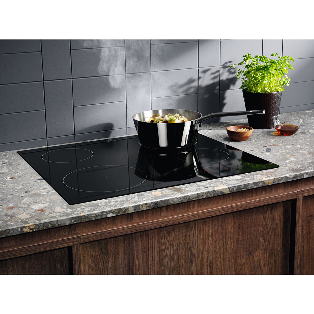 Plita incorporabila ELECTROLUX LIB60424CK, Inductie, 4 arzatoare, Touch control, negru