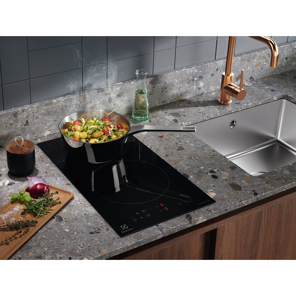 Plita incorporabila ELECTROLUX Domino LIT30230C, Inductie, 2 arzatoare, Touch Control, negru