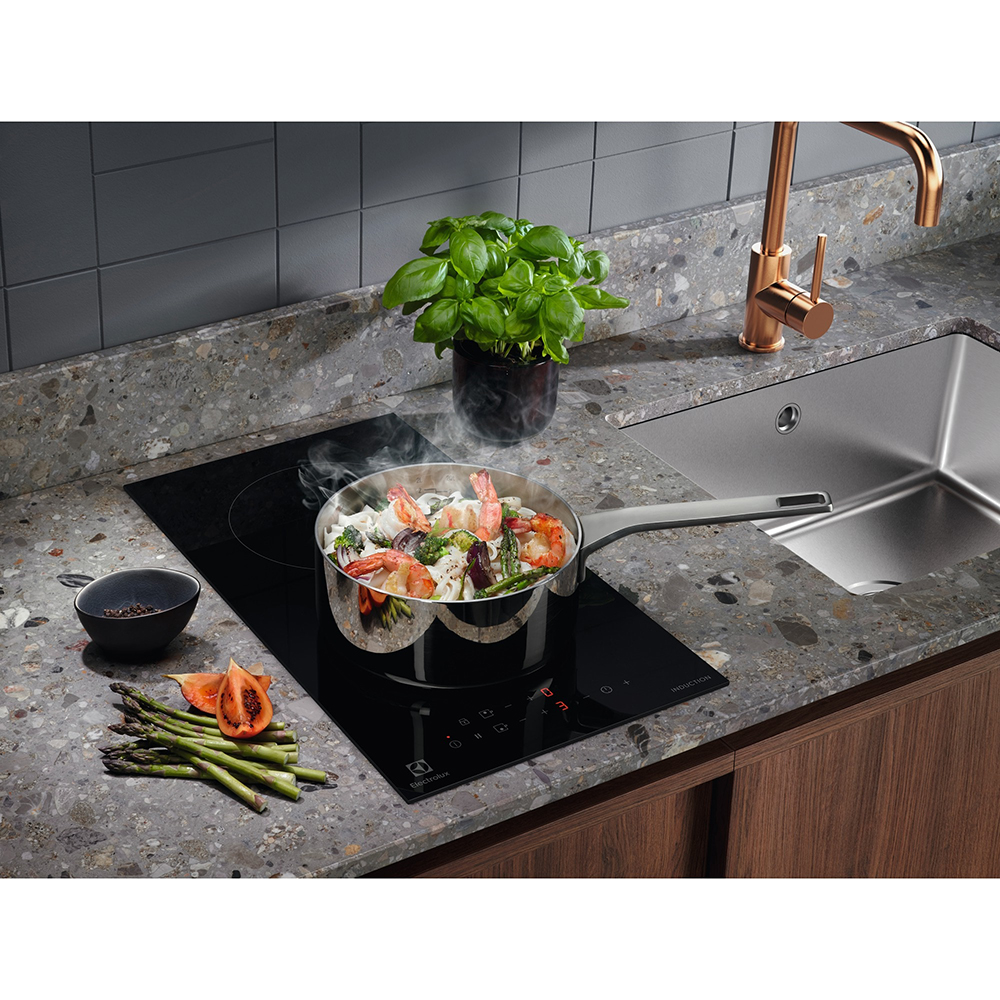 Plita incorporabila ELECTROLUX Domino LIT30230C, Inductie, 2 arzatoare, Touch Control, negru