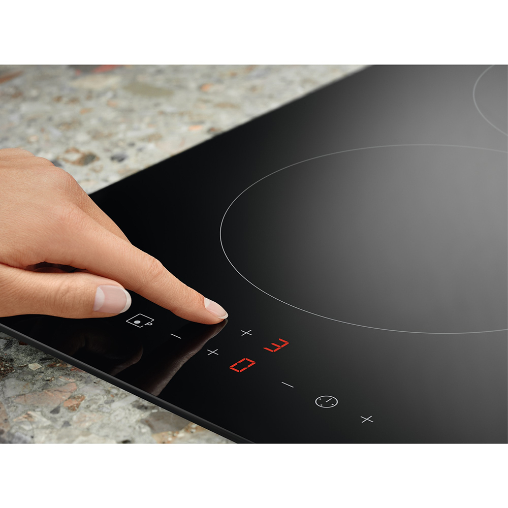 Plita incorporabila ELECTROLUX Domino LIT30230C, Inductie, 2 arzatoare, Touch Control, negru