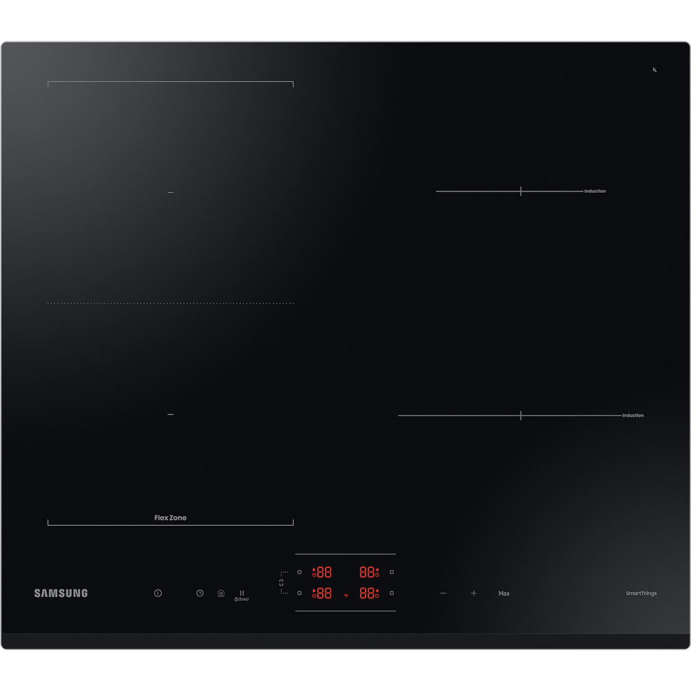 Plita incorporabila SAMSUNG NZ64B5045GK/U2, Inductie, 4 arzatoare, Touch control, negru