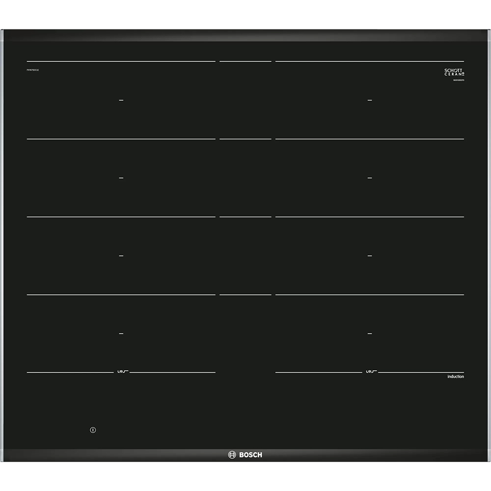 Plita incorporabila BOSCH PXY675DC1E, Inductie, 4 arzatoare, Touch Control, negru