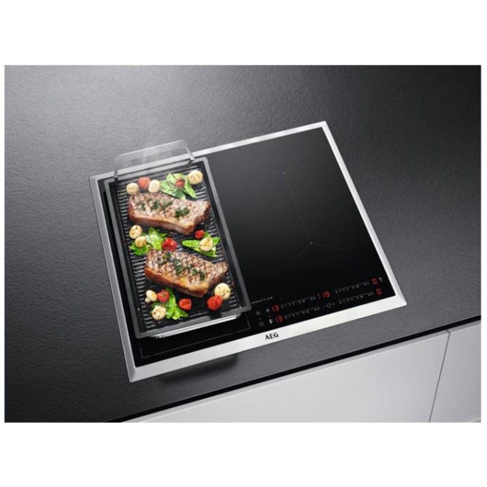 Plita incorporabila AEG TI64IB10IZ, Inductie, 4 arzatoare, Touch Control, negru