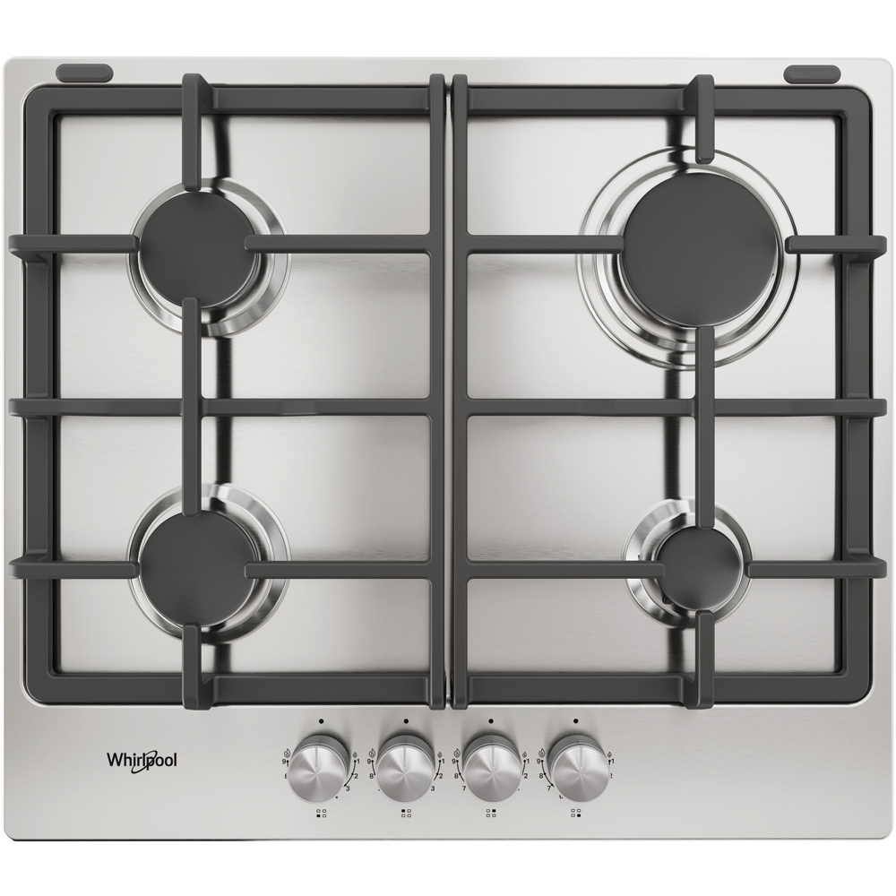 Plita incorporabila WHIRLPOOL TKRL 660 IX, Gaz, 4 arzatoare, inox