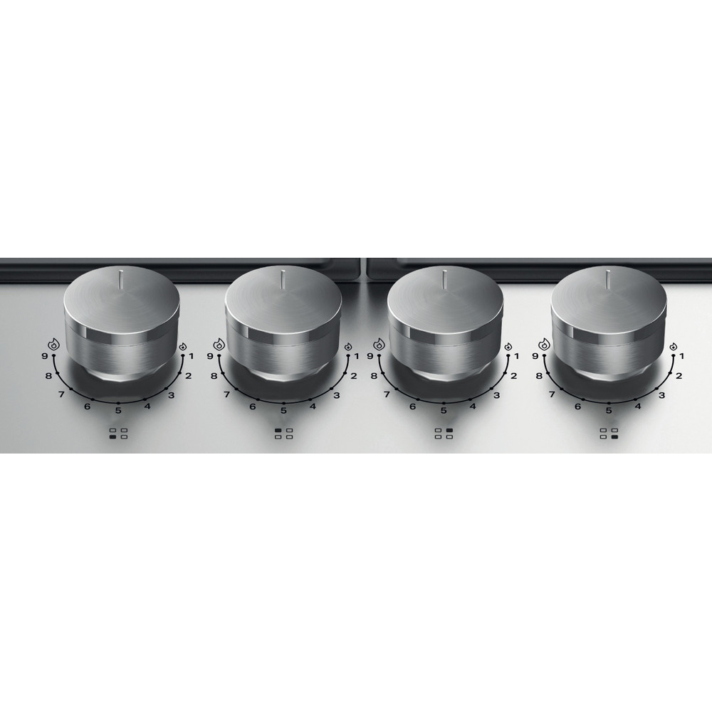 Plita incorporabila WHIRLPOOL TKRL 660 IX, Gaz, 4 arzatoare, inox