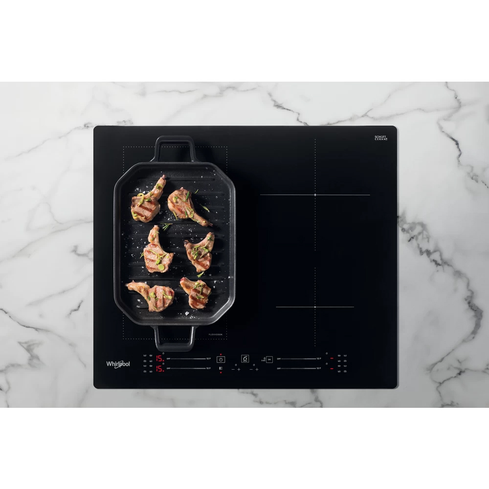 Plita incorporabila WHIRLPOOL WL S7960 NE, Inductie, 4 arzatoare, Touch Control, negru