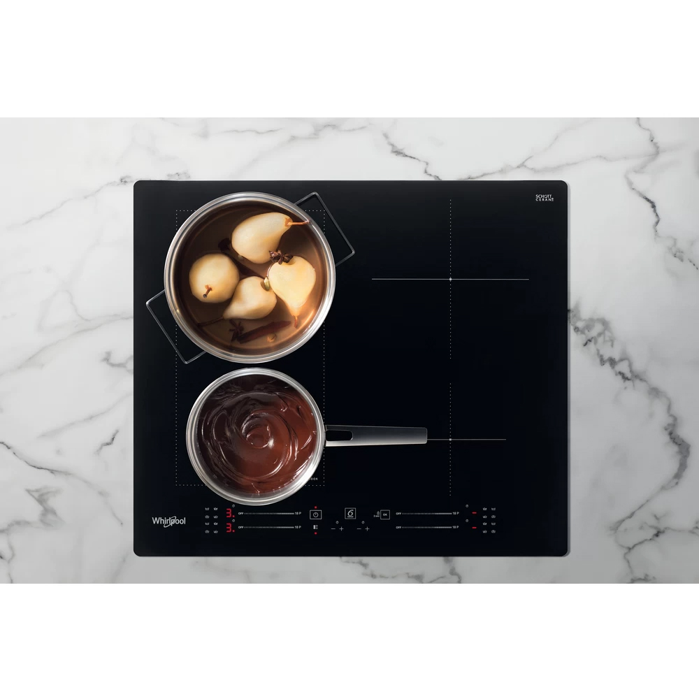 Plita incorporabila WHIRLPOOL WL S7960 NE, Inductie, 4 arzatoare, Touch Control, negru