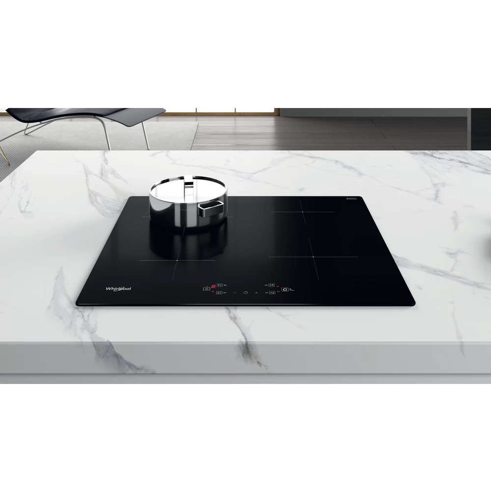 Plita incorporabila WHIRLPOOL WS Q2160 NE, Inductie, 4 arzatoare, Touch Control, negru