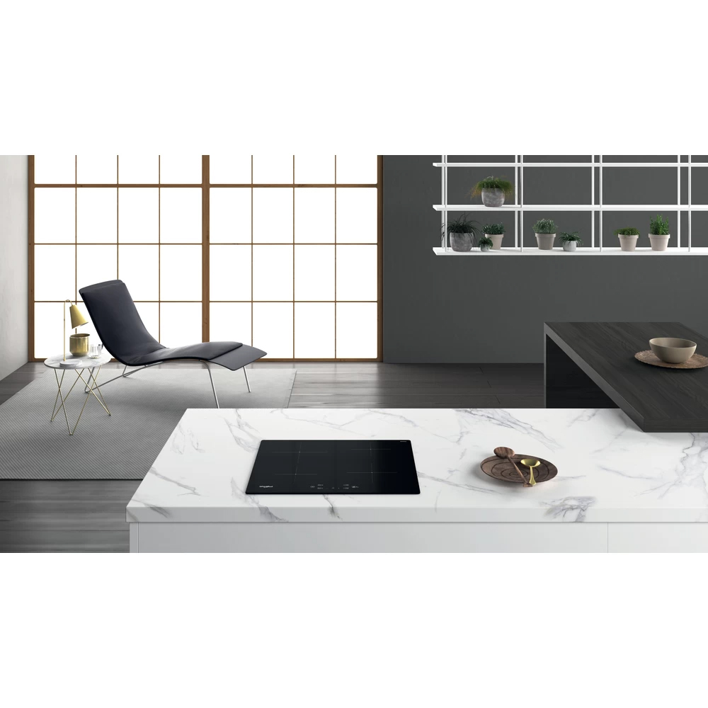 Plita incorporabila WHIRLPOOL WS Q2160 NE, Inductie, 4 arzatoare, Touch Control, negru