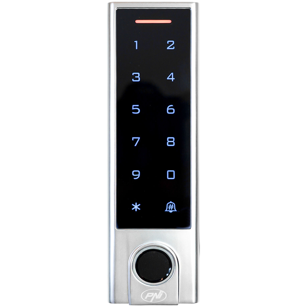 Tastatura control acces PNI DK350, Wi-Fi, Card Acces, Amprenta, IP66, aplicatie Tuya