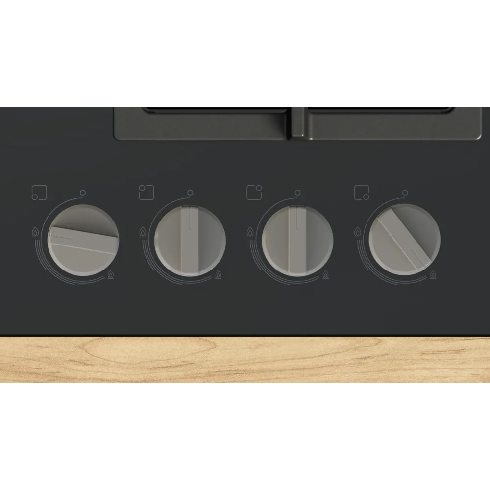 Plita incorporabila BOSCH PNN6B6K40, Gaz, 4 arzatoare, negru