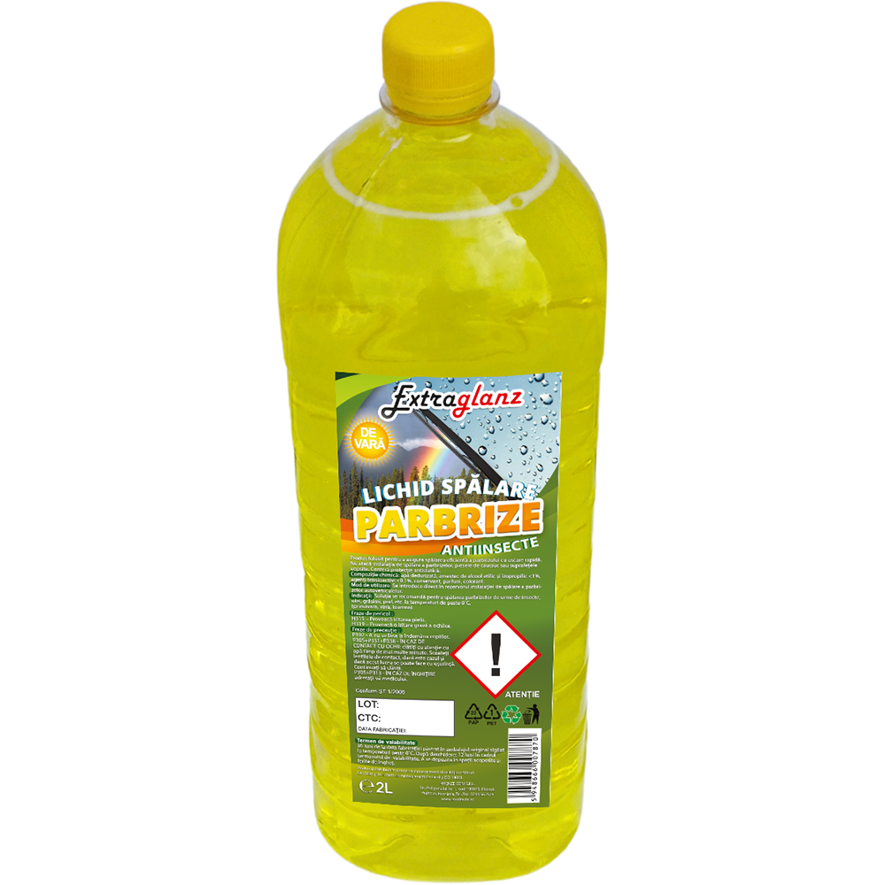Lichid parbriz EXTRAGLANZ, vara, antiinsecte, 2l