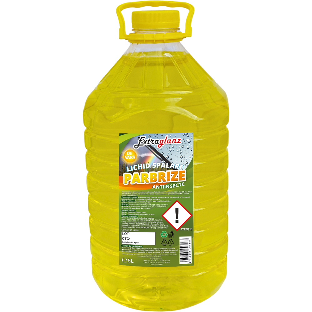 Lichid parbriz EXTRAGLANZ, vara, antiinsecte, 5l