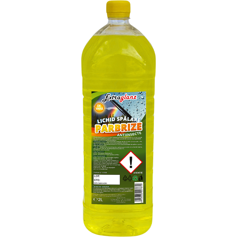 Lichid parbriz EXTRAGLANZ, vara, antiinsecte, 2l