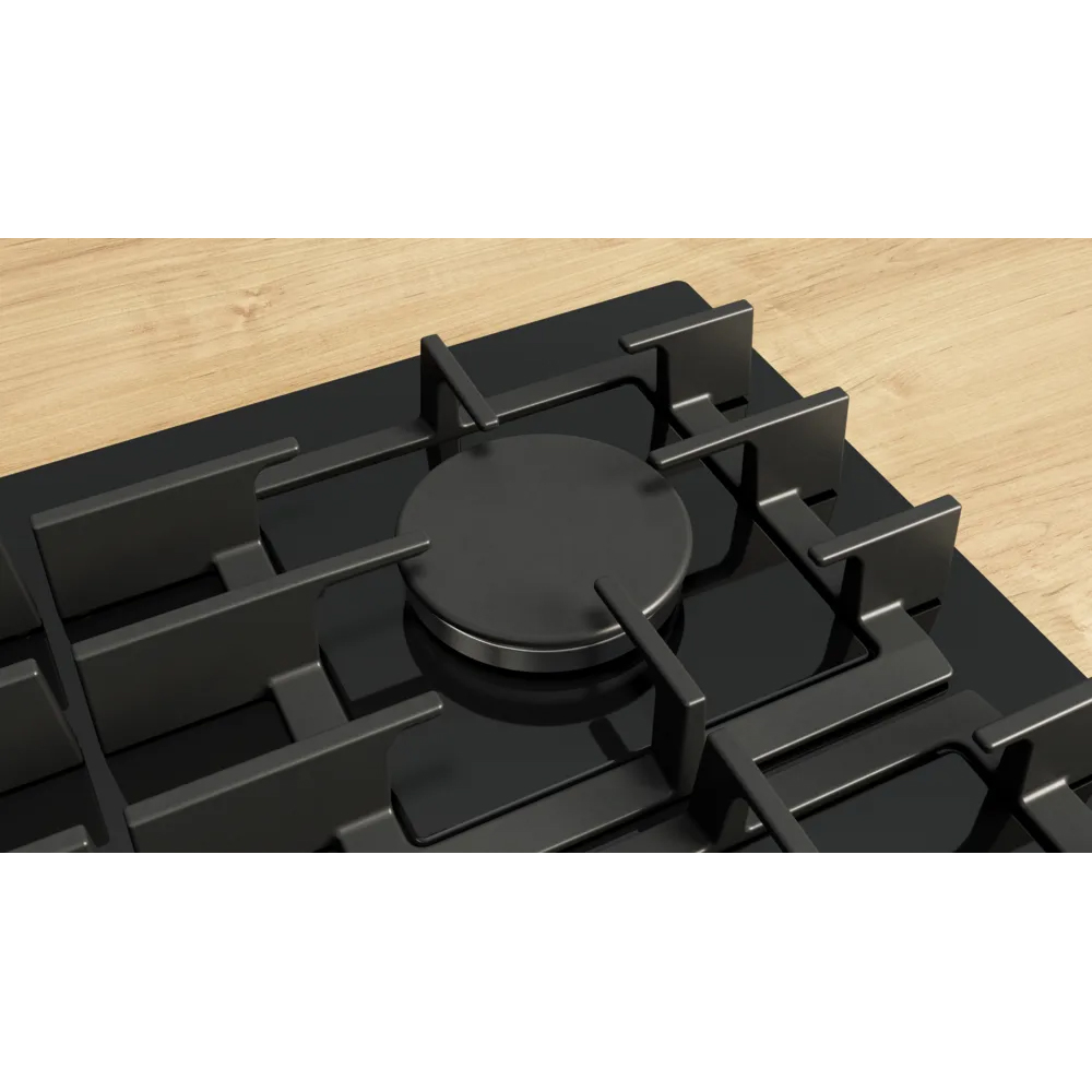 Plita incorporabila BOSCH PPP6A6I40, Gaz, 4 arzatoare, negru