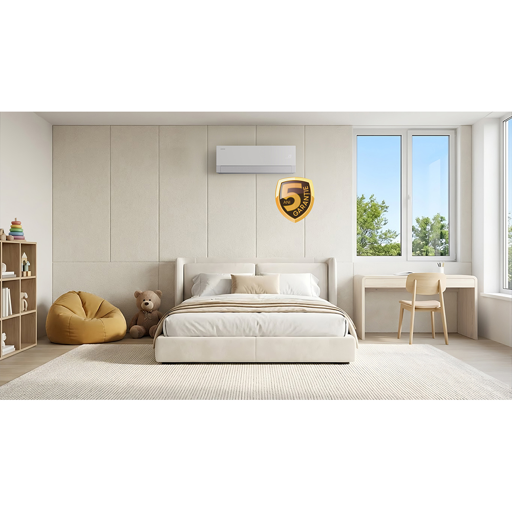 Aer conditionat SAMSUNG WindFree Premiere, 9000BTU, A+++/A++, WI-FI, Functie incalzire, Inverter, alb