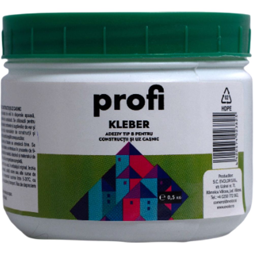 Aracet pentru constructii PROFI Kleber, alb, 0.5 kg