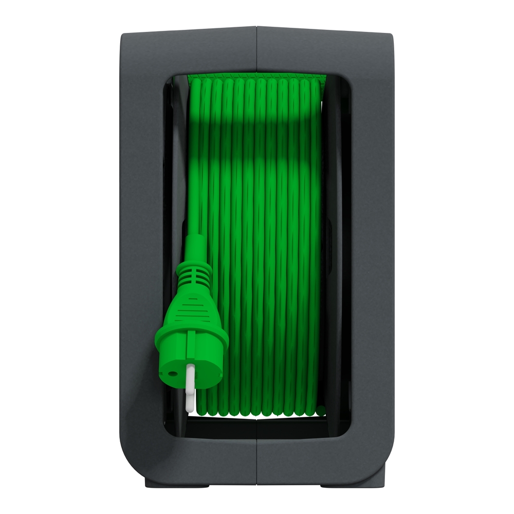 Prelungitor cu tambur SCHNEIDER H05VVF, 1.5mm, 4 prize, 15m