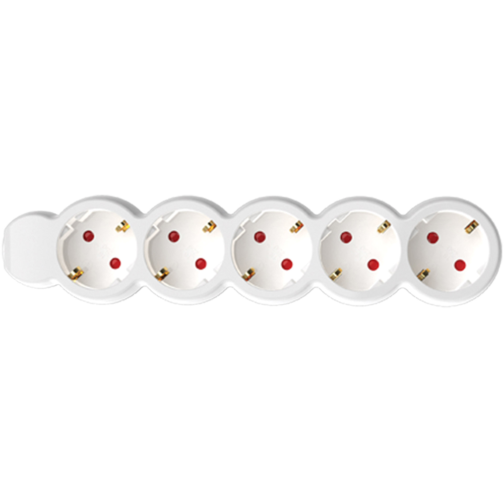Prelungitor cu protectie HOME NV 5-3, 5 prize, 3m, Alb