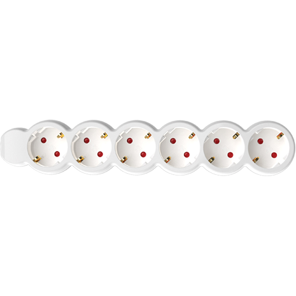 Prelungitor cu protectie HOME NV 6-3, 6 prize, 3m, Alb