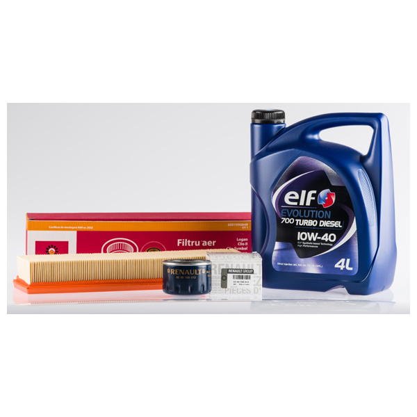 Kit schimb ulei Plus ELF pentru Dacia Logan 1.5 dCi