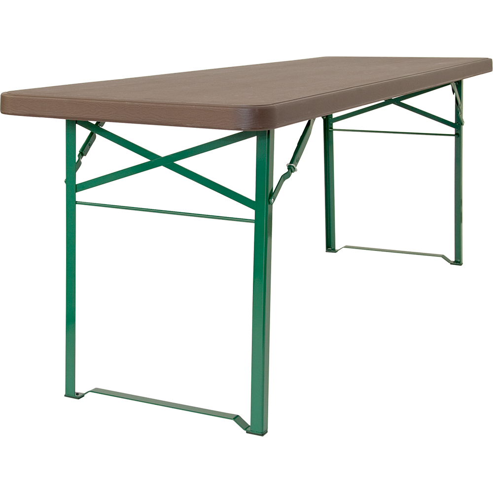 Masa terasa NEWSTORM Koln, 220 x 67 x 77 cm, maro-verde