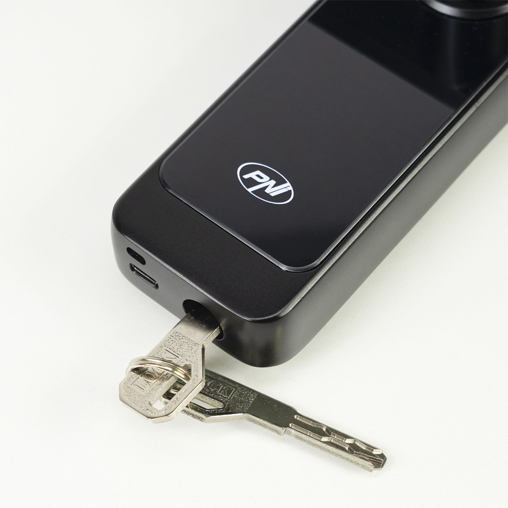 Yala inteligenta PNI SafeHome PTY6526, amprenta, cod, tag, aplicatie Tuya Smart