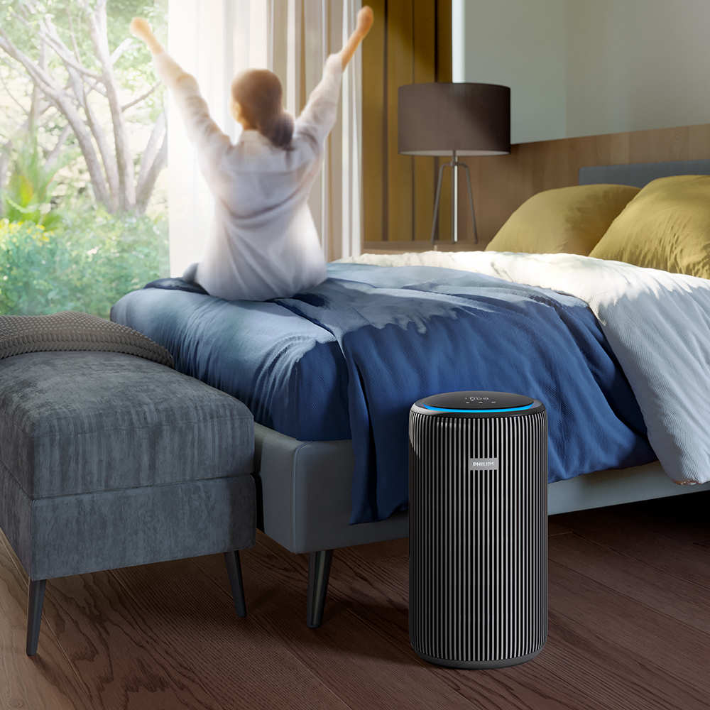 Purificator aer PHILIPS AC3221/13, 520 m3/h, Hepa, negru