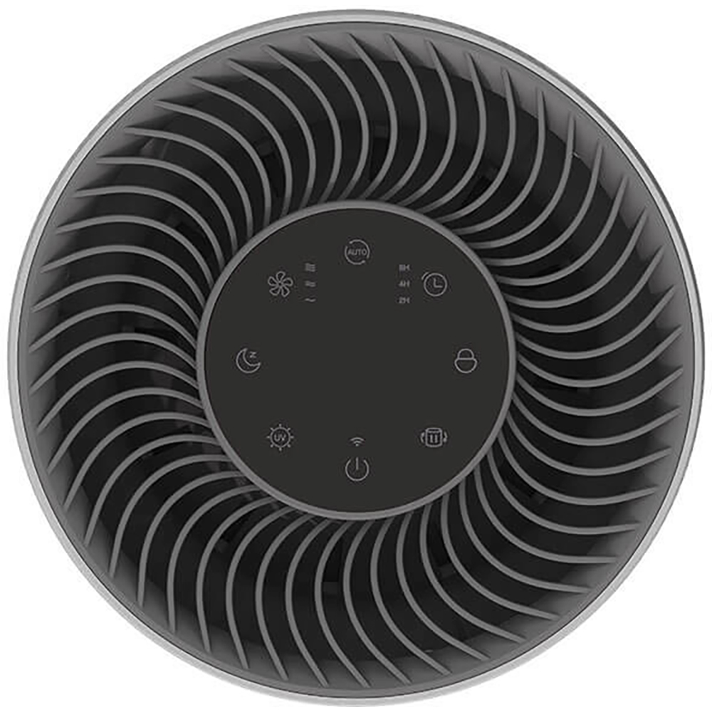 Purificator de aer ALECOAIR P30 Silk, 4 trepte de viteza, HEPA, Wi-Fi, Lampa UV-C, alb