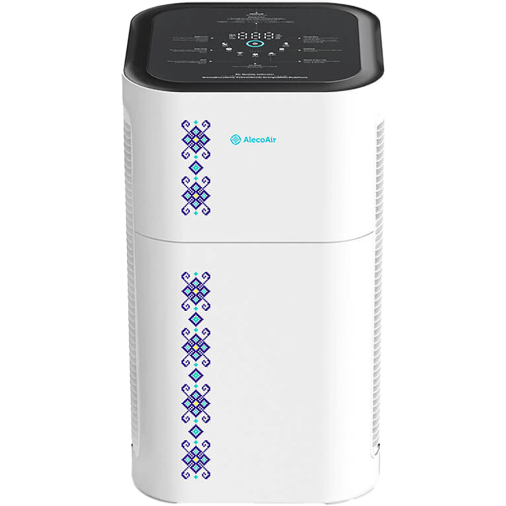 Purificator de aer ALECOAIR P80 Traditio, 5 trepte de viteza, HEPA, Wi-Fi, Lampa UV-C, alb