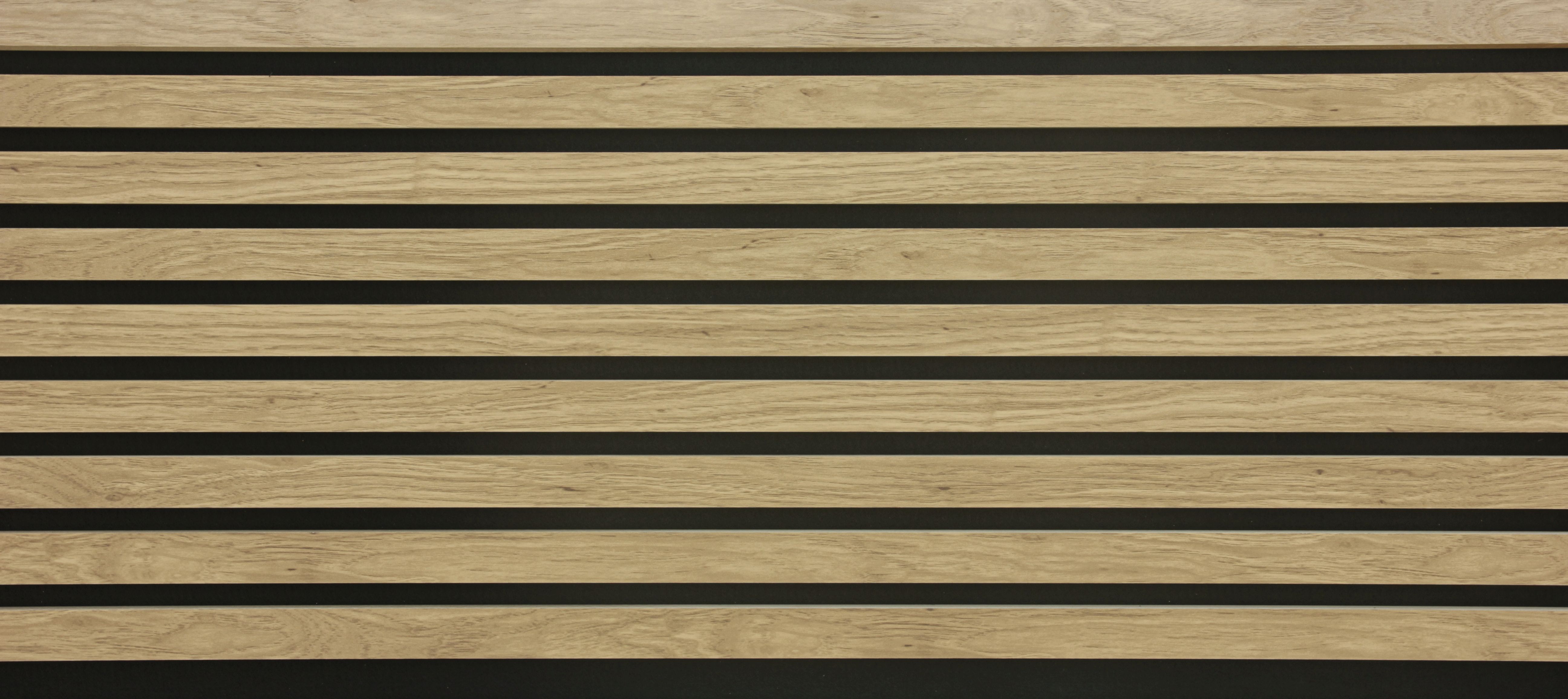 Panou riflaj decorativ VELTA DOORS, MDF, 260 x 30 cm, stejar, 1.56 mp