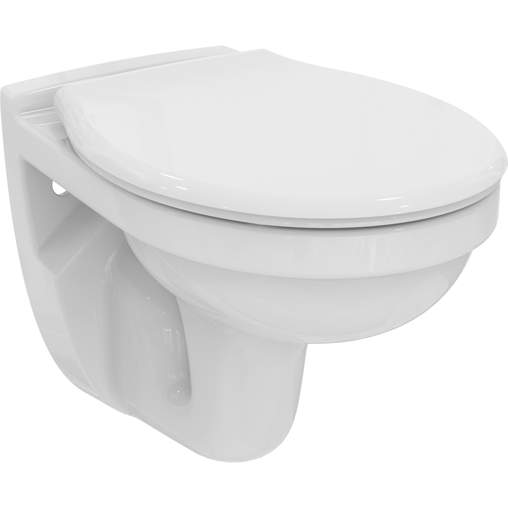 Vas WC IDEAL STANDARD Alpha R034801, ceramica, evacuare orizontala, 37 x 52.5 x 40 cm, alb