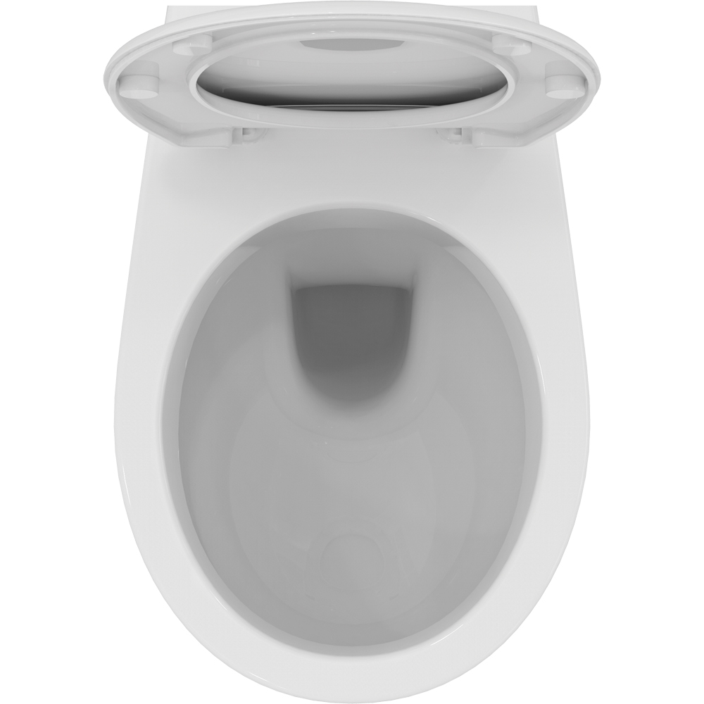 Vas WC IDEAL STANDARD Alpha R034801, ceramica, evacuare orizontala, 37 x 52.5 x 40 cm, alb