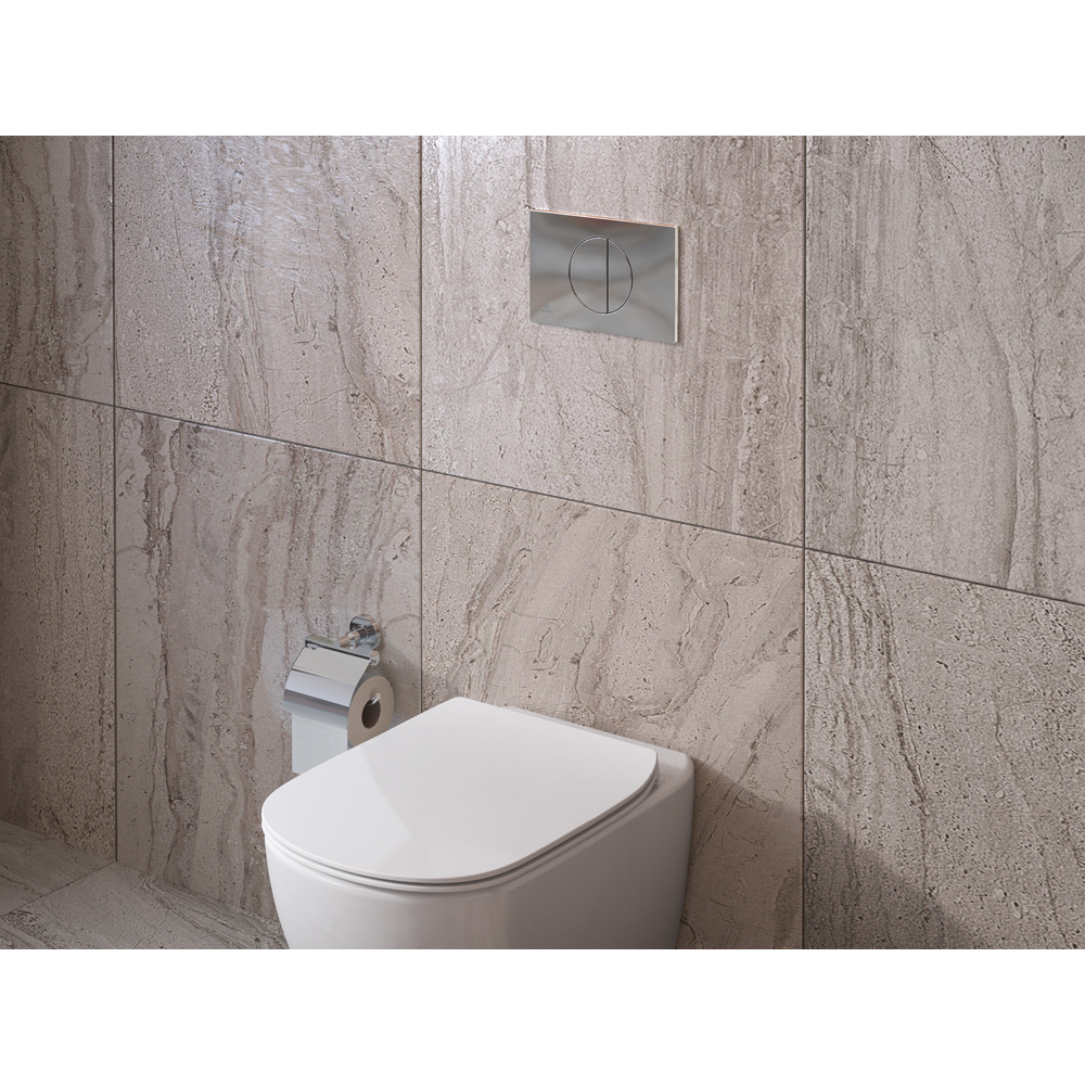 Clapeta actionare IDEAL STANDARD Oleas R0503AA, dubla actionare, crem