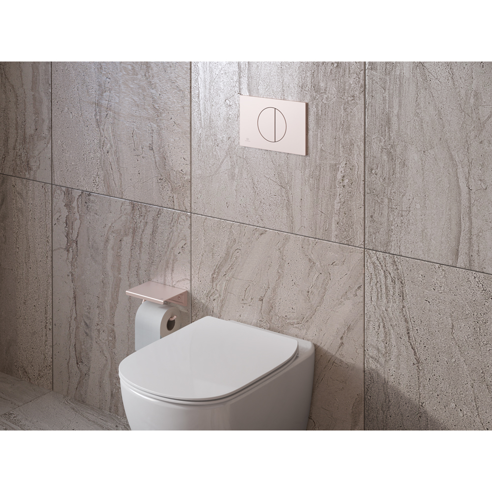 Clapeta actionare IDEAL STANDARD Oleas R0503RO, dubla actionare, roz