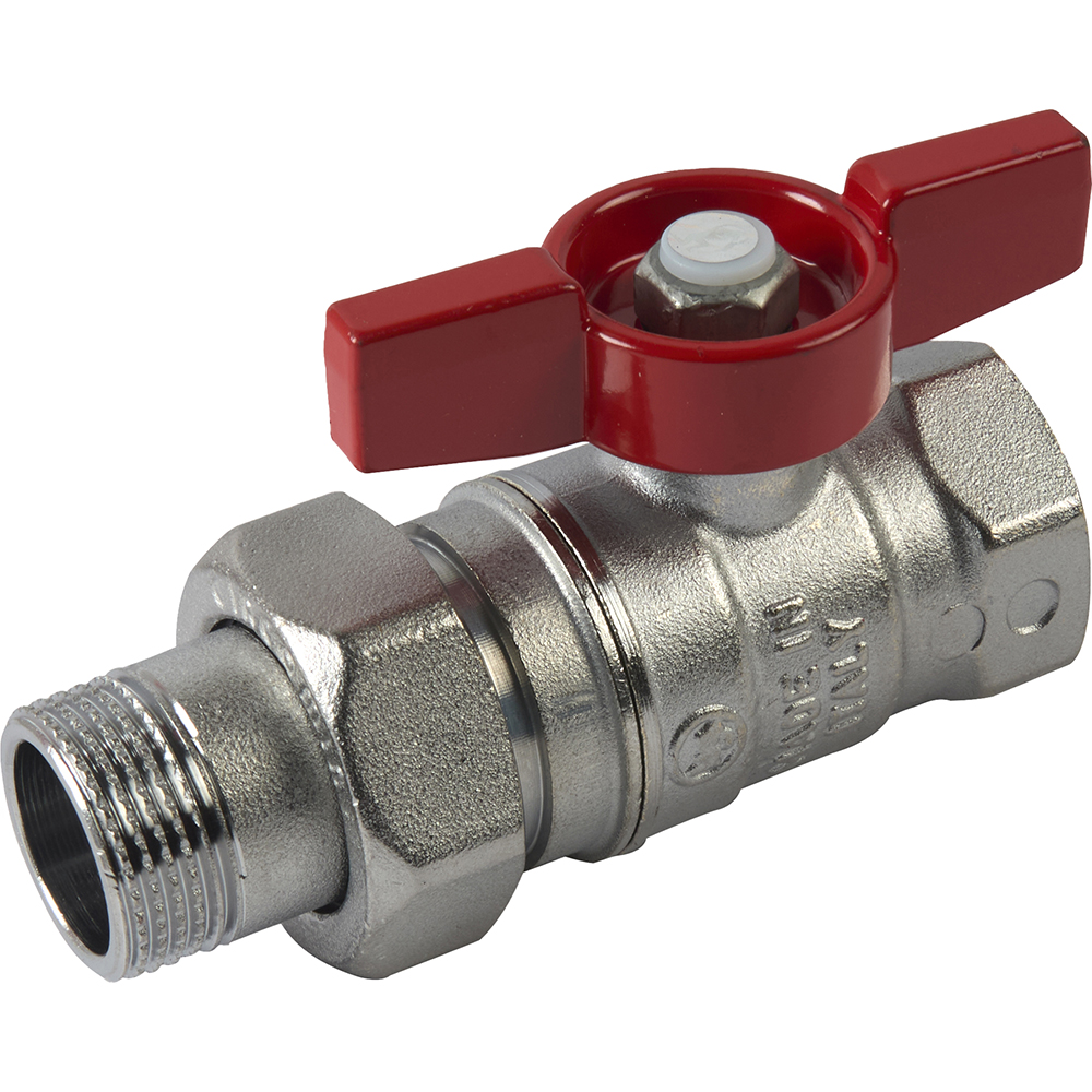 Robinet cu bila GIACOMINI, fluture, 1.1/4" x 1.1/4'', alama