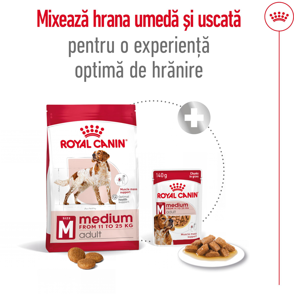 Hrana uscata pentru caini ROYAL CANIN SHN Medium, Adult, Pasare, 3 kg
