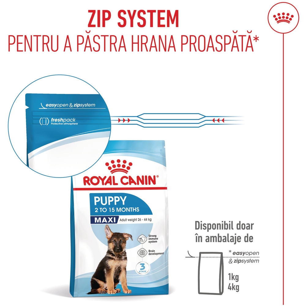 Hrana uscata pentru caini ROYAL CANIN SHN Maxi, Junior, Pasare, 3 kg