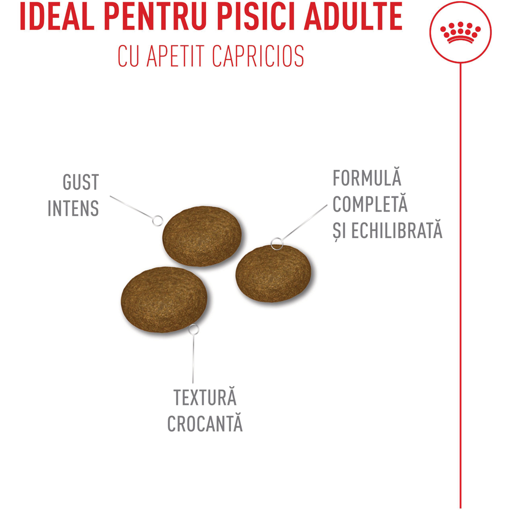 Hrana uscata pentru pisici ROYAL CANIN FHN Fussy, Adult, Pasare, 400 g
