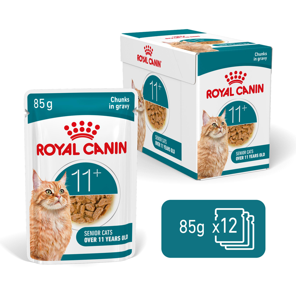 Hrana umeda pentru pisici ROYAL CANIN FHN Ageing 11+ Gravy, Senior, 85 g