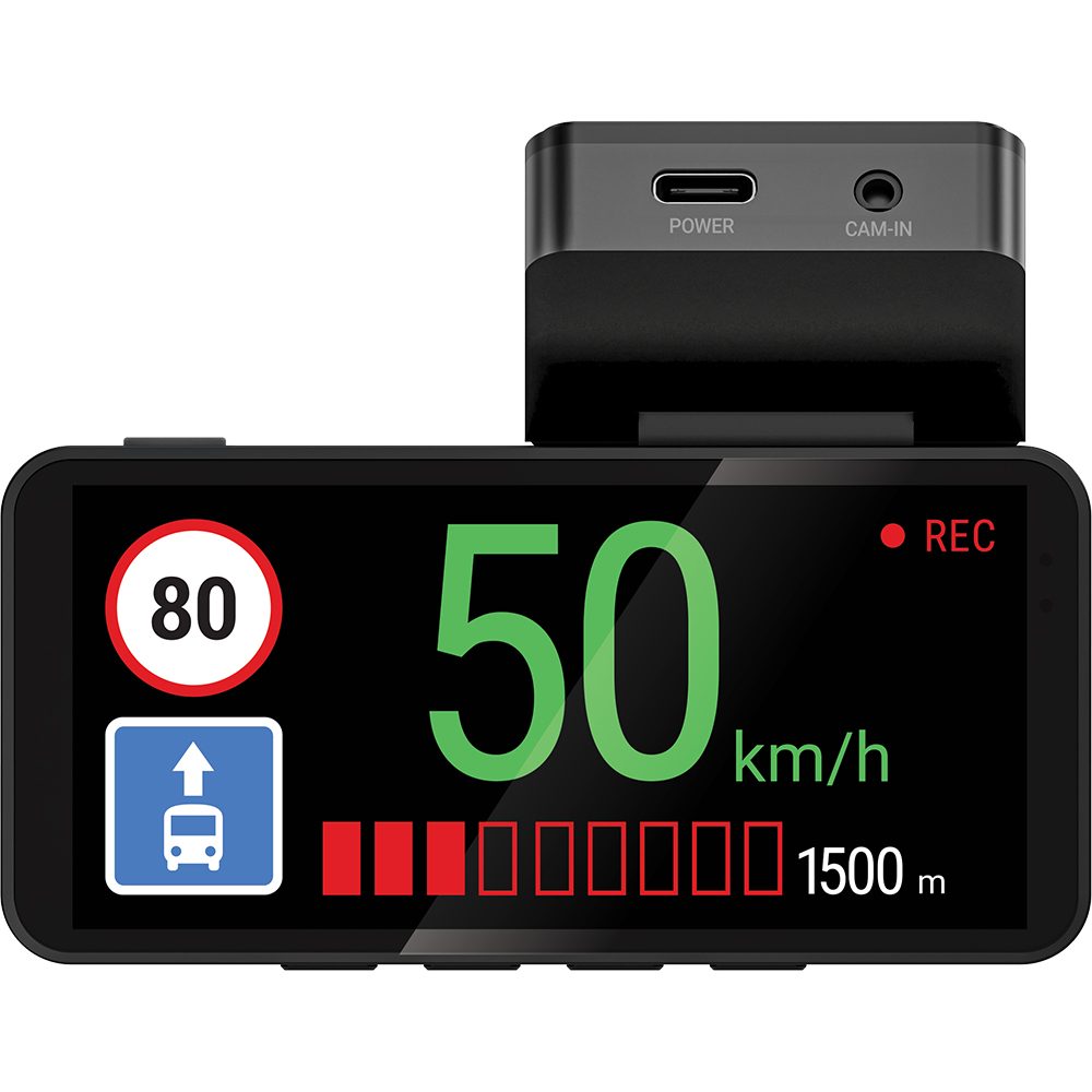 Camera auto duala DVR NAVITEL R87 GPS, 4", 2.7K, Night Vision, G-Senzor