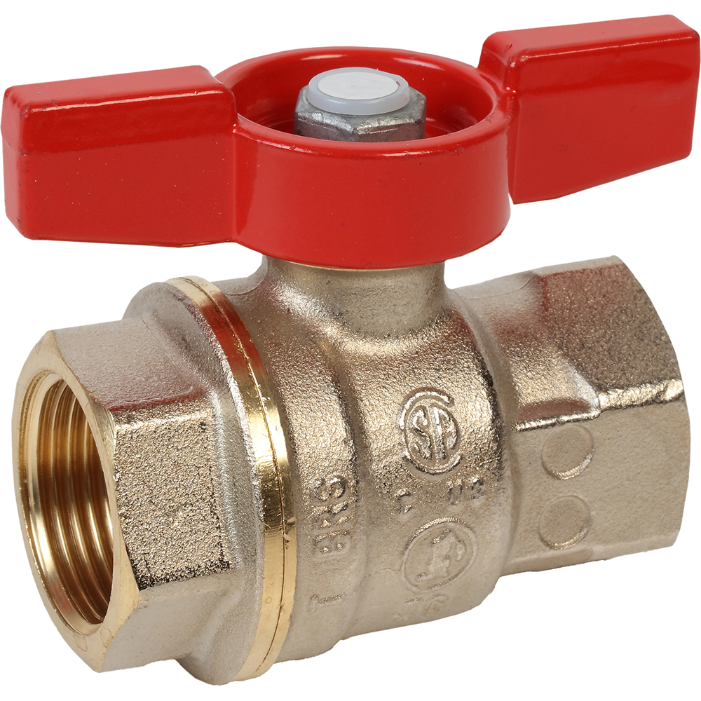 Robinet cu bila GIACOMINI, fluture, 3/4", alama
