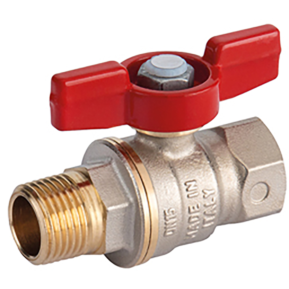 Robinet cu bila GIACOMINI, fluture, 1/2", alama